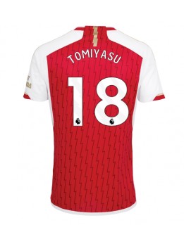 Moški Nogometna dresi replika Arsenal Takehiro Tomiyasu #18 Domači 2023-24 Kratek rokav